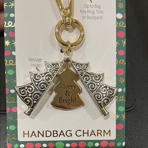 True To Form | Dual Tone Christmas Tree Bag Charm 🎄